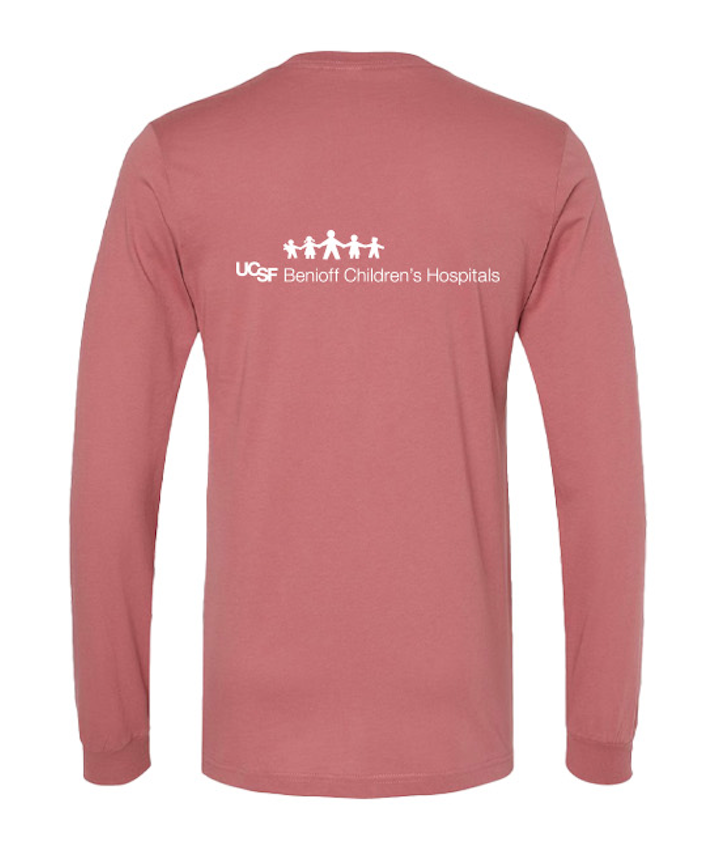 UCSF Birth Center Flower Apparel Summer 2023 - Long Sleeve T-Shirt (Minimal Design)