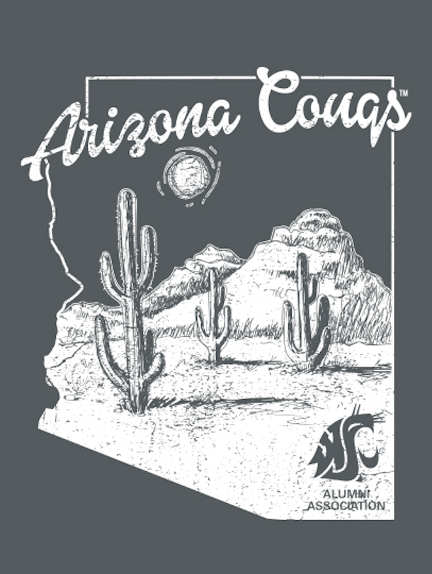 Washington State University Alumni Association Arizona Apparel Spring 2024- T-Shirt