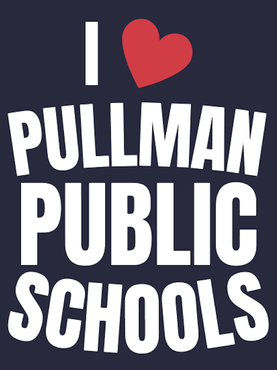 Pullman Public Schools Apparel Fall 2024 - Ladies V-Neck T-Shirt