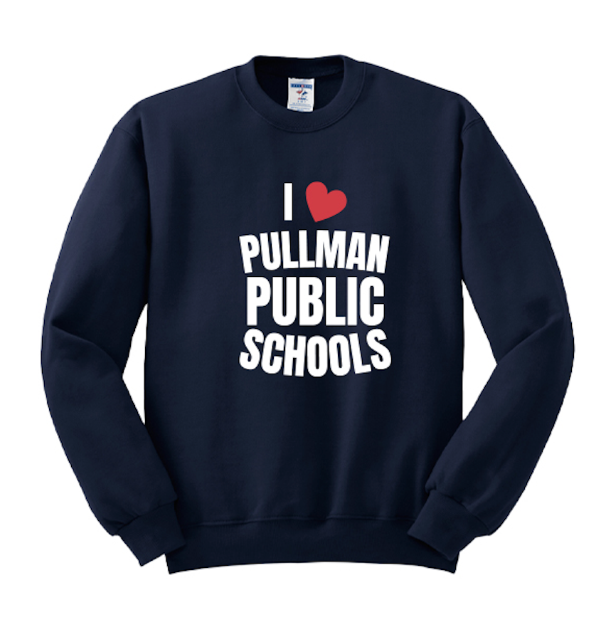 Pullman Public Schools Apparel Fall 2024 - Crewneck