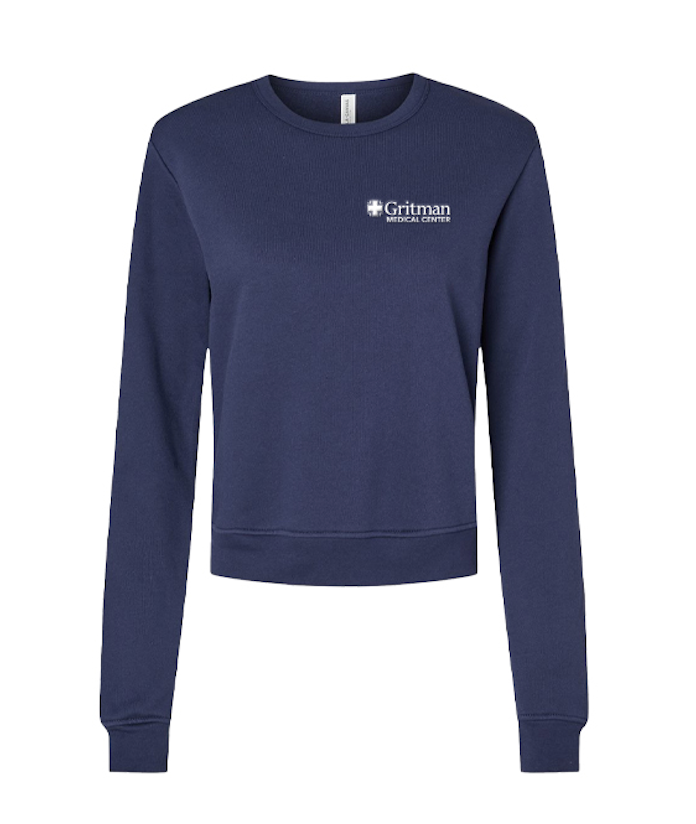 Gritman Medical Center Employee Store December 2024 - Ladies Fleece Crewneck