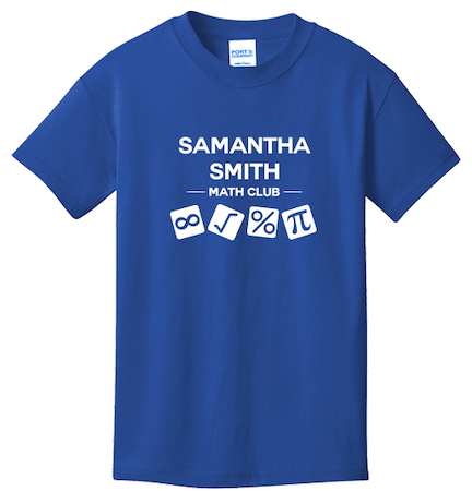 Samantha Smith Elementary Math Club Apparel Fall 2024 - Adult T-Shirt