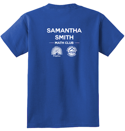 Samantha Smith Elementary Math Club Apparel Fall 2024 - Adult T-Shirt