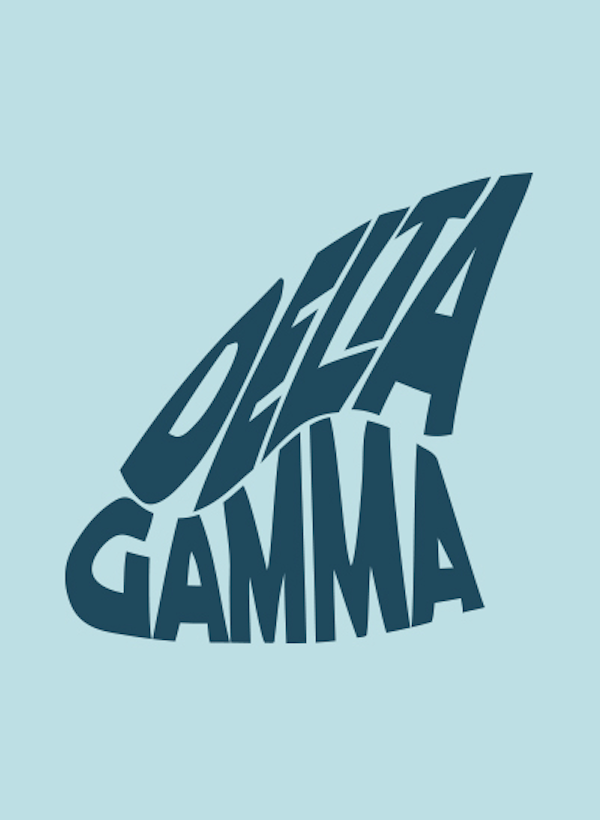 University of Idaho Delta Gamma Anchor Splash Apparel Spring 2025 - T-Shirt