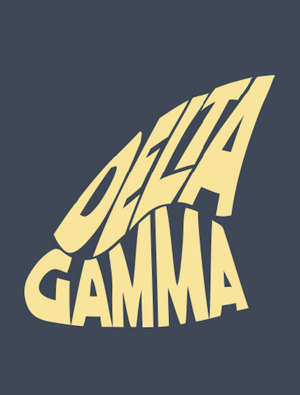 University of Idaho Delta Gamma Anchor Splash Apparel Spring 2025 - T-Shirt