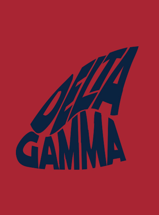 University of Idaho Delta Gamma Anchor Splash Apparel Spring 2025 - T-Shirt