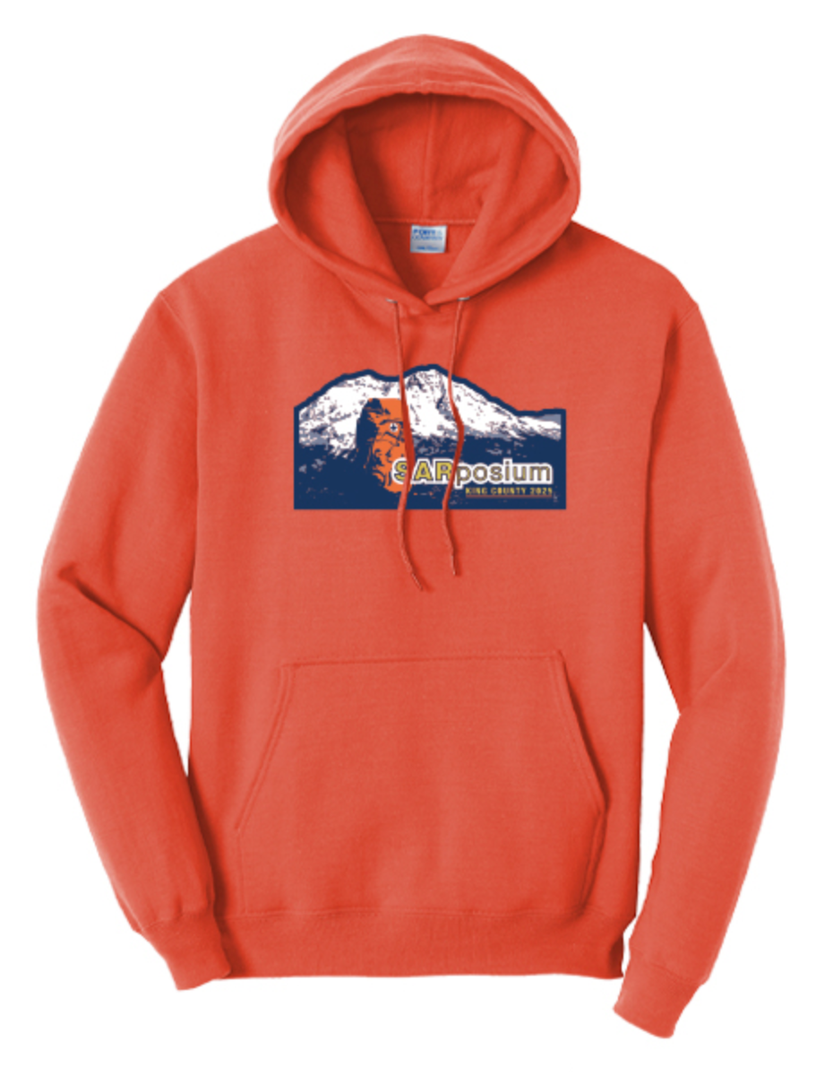 King County Search and Rescue Week Pop Up May 2025 - Hoodie (Mountain Design)