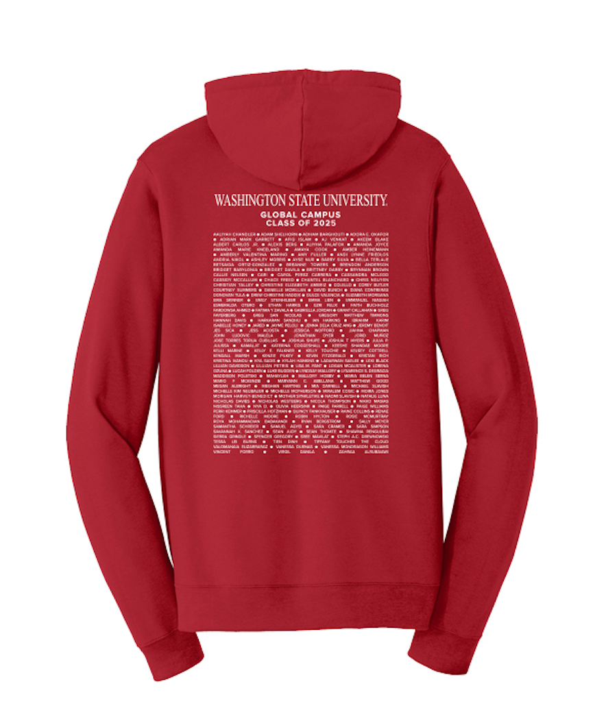 Washington State University Global Graduation Merchandise Spring 2025 - Hoodie
