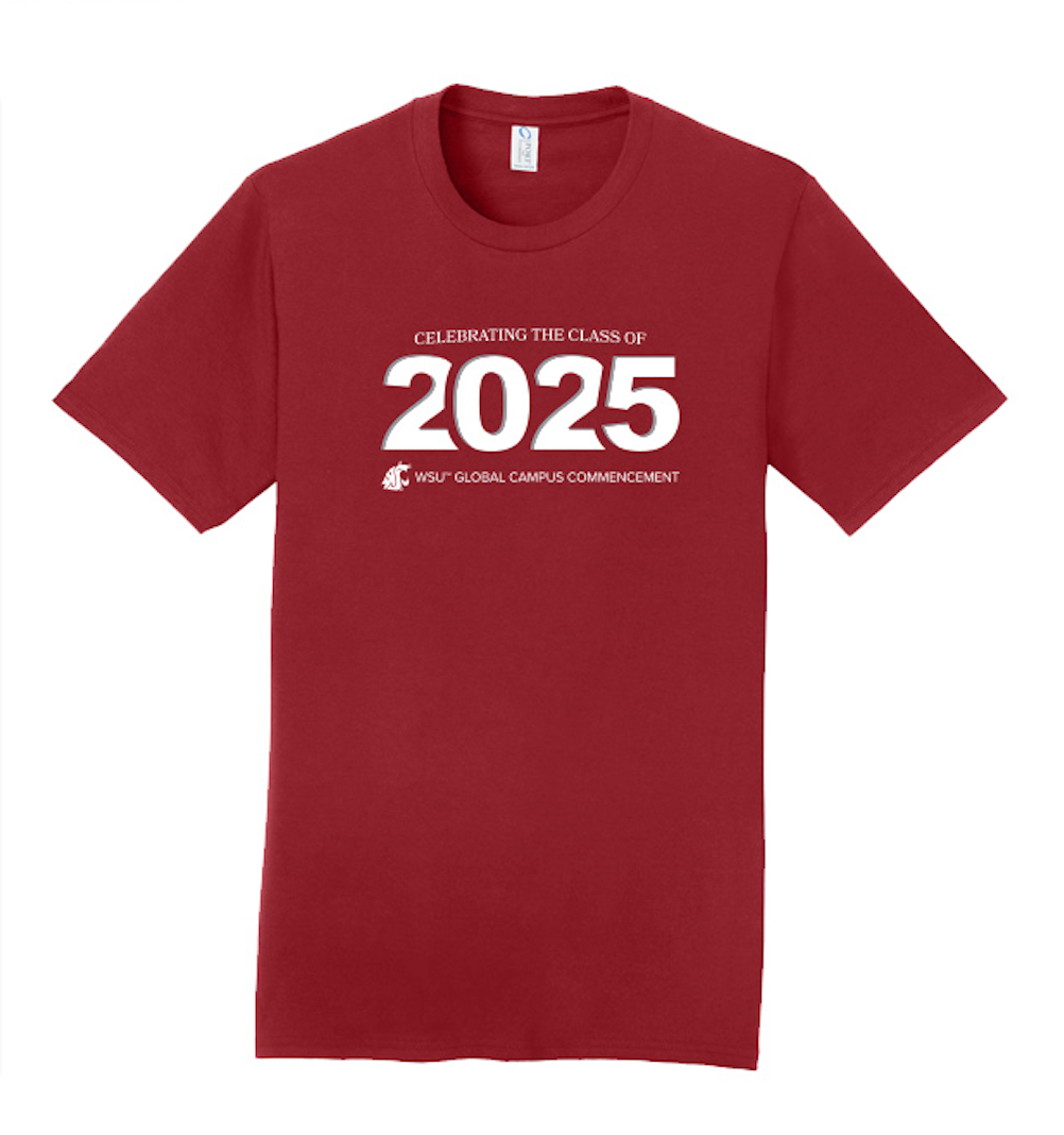 Washington State University Global Graduation Merchandise Spring 2025 - T-Shirt