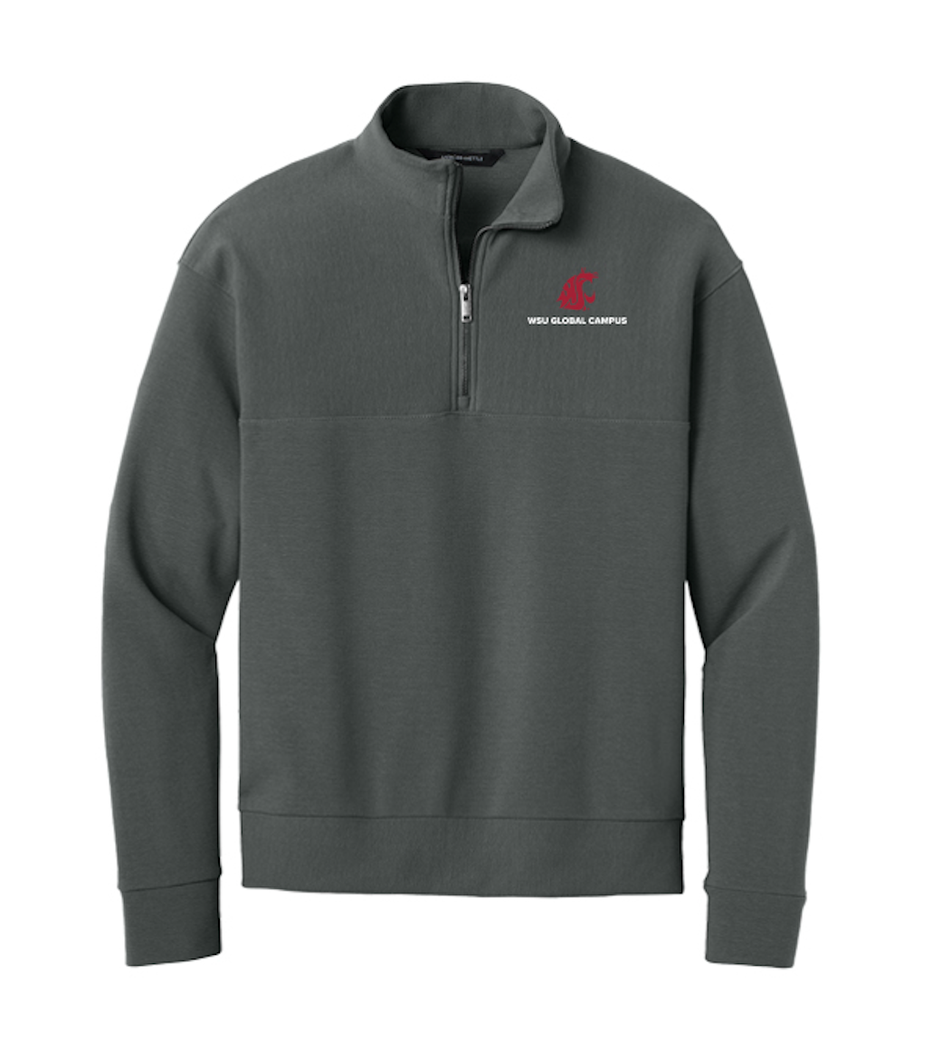 Washington State University Global Graduation Merchandise Spring 2025 - Mercer+Mettle Texture 1/4 Zip