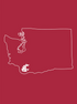 Washington State University Alumni Association SW WA Chapter Pop Up August 2025 - Women's V-Neck T-Shirt