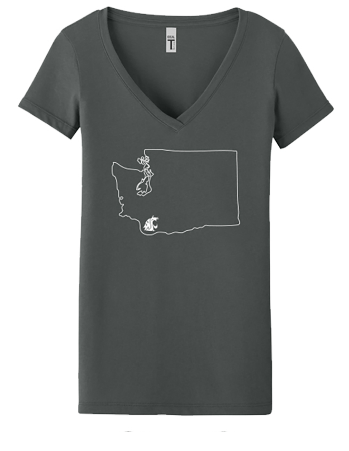 Washington State University Alumni Association SW WA Chapter Pop Up August 2025 - Women's V-Neck T-Shirt