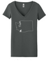 Washington State University Alumni Association SW WA Chapter Pop Up August 2025 - Women's V-Neck T-Shirt