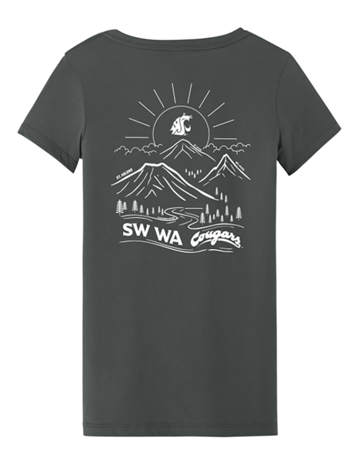 Washington State University Alumni Association SW WA Chapter Pop Up August 2025 - Women's V-Neck T-Shirt