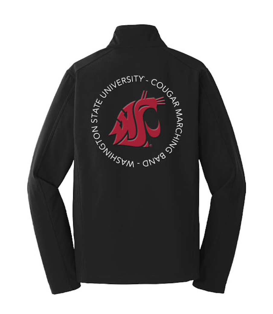 Washington State University Cougar Marching Band Merchandise Fall 2025 - Soft Shell Jacket