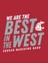 Washington State University Cougar Marching Band Merchandise Fall 2025 - Hoodie