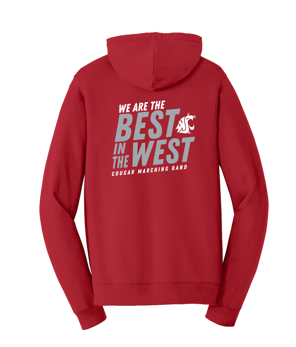 Washington State University Cougar Marching Band Merchandise Fall 2025 - Hoodie