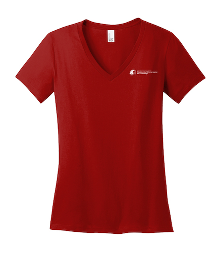 Washington State University Criminal Justice Pop Up September 2025 - Women's V-Neck T-Shirt