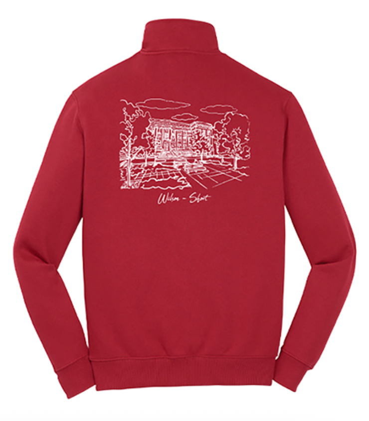 Washington State University Criminal Justice Pop Up September 2025 - Red 1/4 Zip