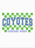 Cascade Ridge Elementary Pop Up Fall 2026 - Youth Crewneck (Checker Design)