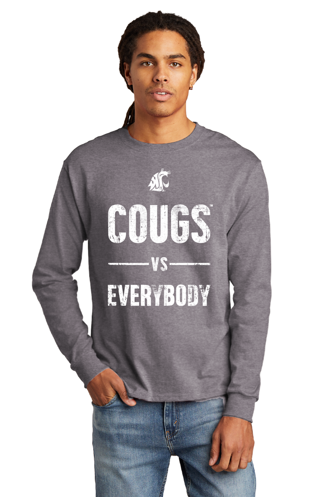 Washington State University Cougs vs. Everybody Pop Up September 2023 - Unisex Long Sleeve T-Shirt