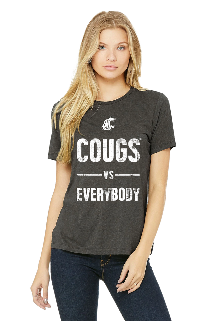 Washington State University Cougs vs. Everybody Pop Up September 2023 - Ladies T-Shirt