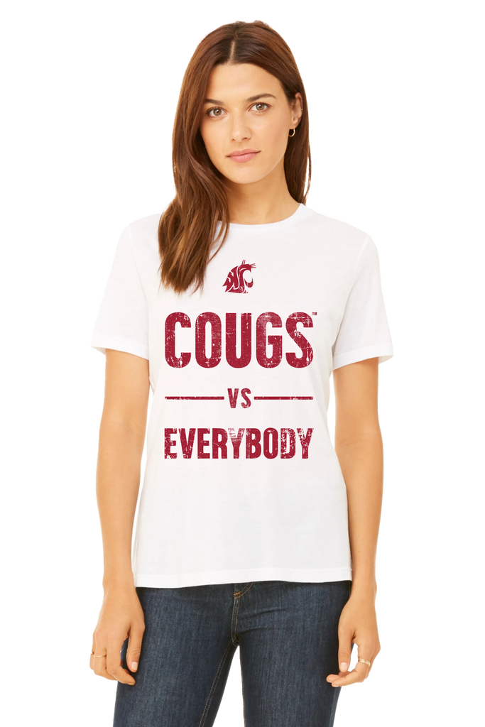Washington State University Cougs vs. Everybody Pop Up September 2023 - Ladies T-Shirt