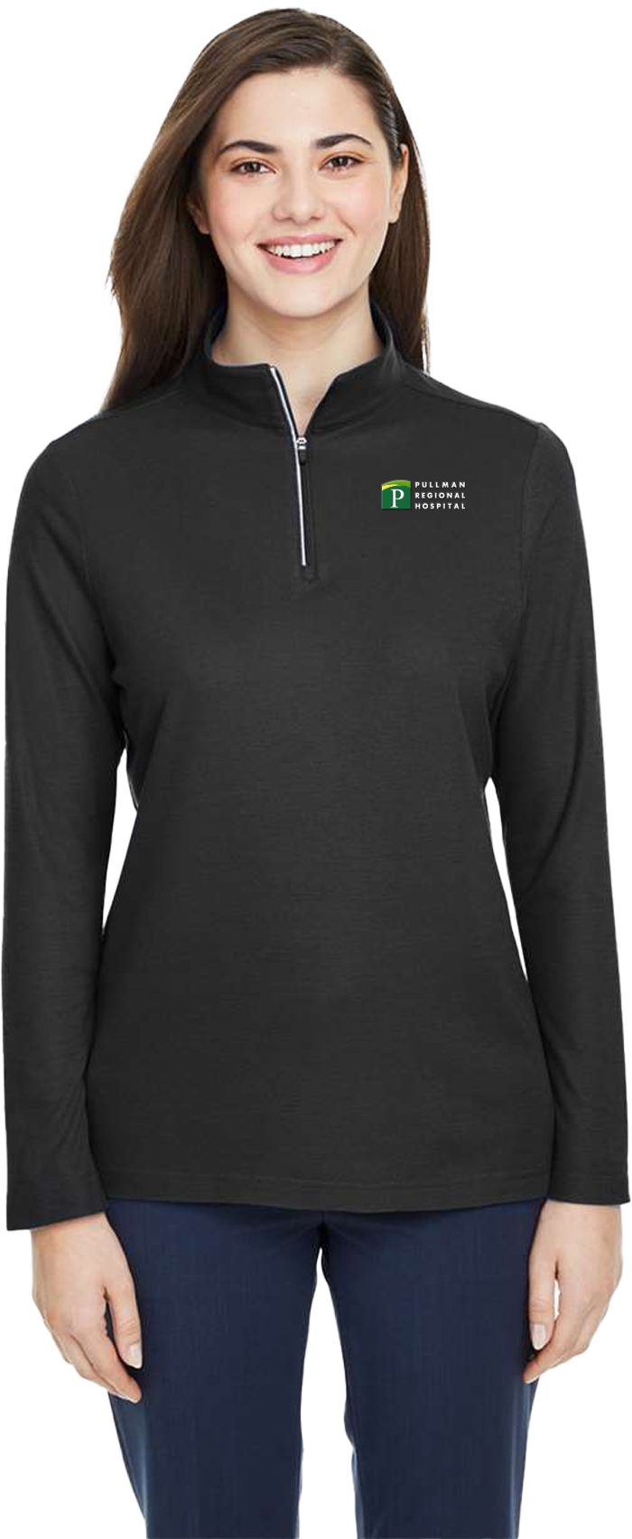 Pullman Regional Hospital Holiday Merchandise Winter 2025 - Ladies Fusion ChromaSoft Pique 1/4 Zip