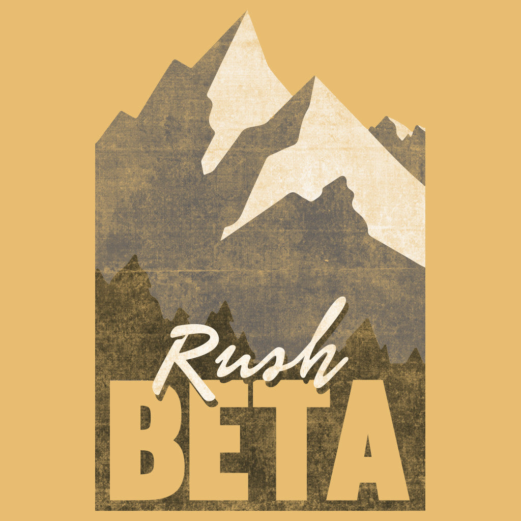 Vintage Mountain Beta Bid Day Design