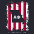 Alpha Phi Vintage Red White & Blue Design