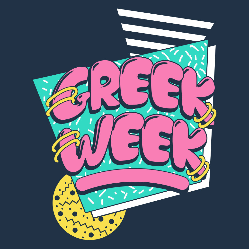80's Throwback Greek Week Design