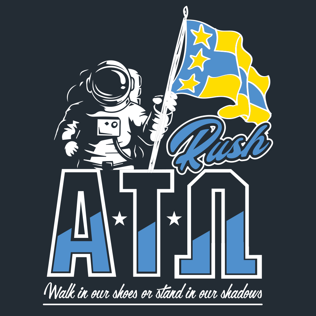 Alpha Tau Omega Astronaut Rush Design