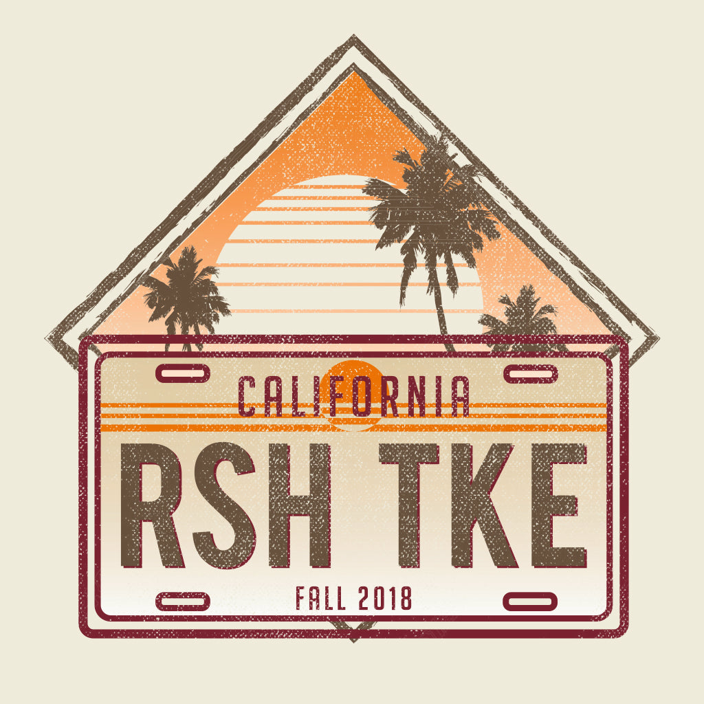 Tau Kappa Epsilon Cali Rush Design