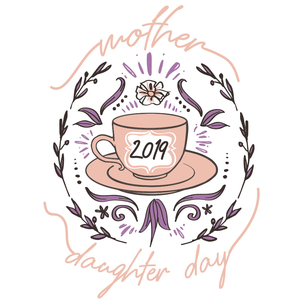 Mother Daughter Day Teacup Design