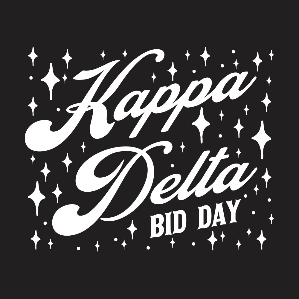 Groovy Stars Kappa Delta Bid Day Design
