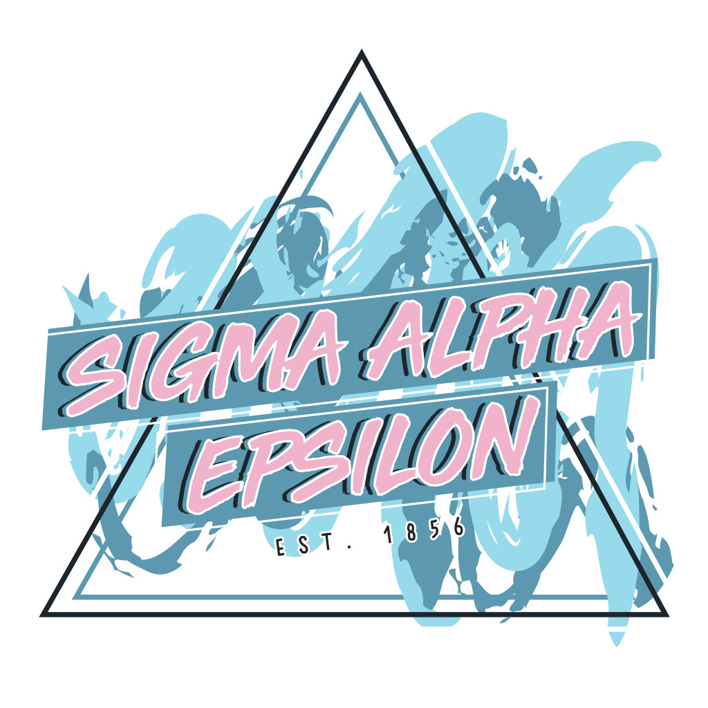 Sigma Alpha Epsilon Retro Vibes Design