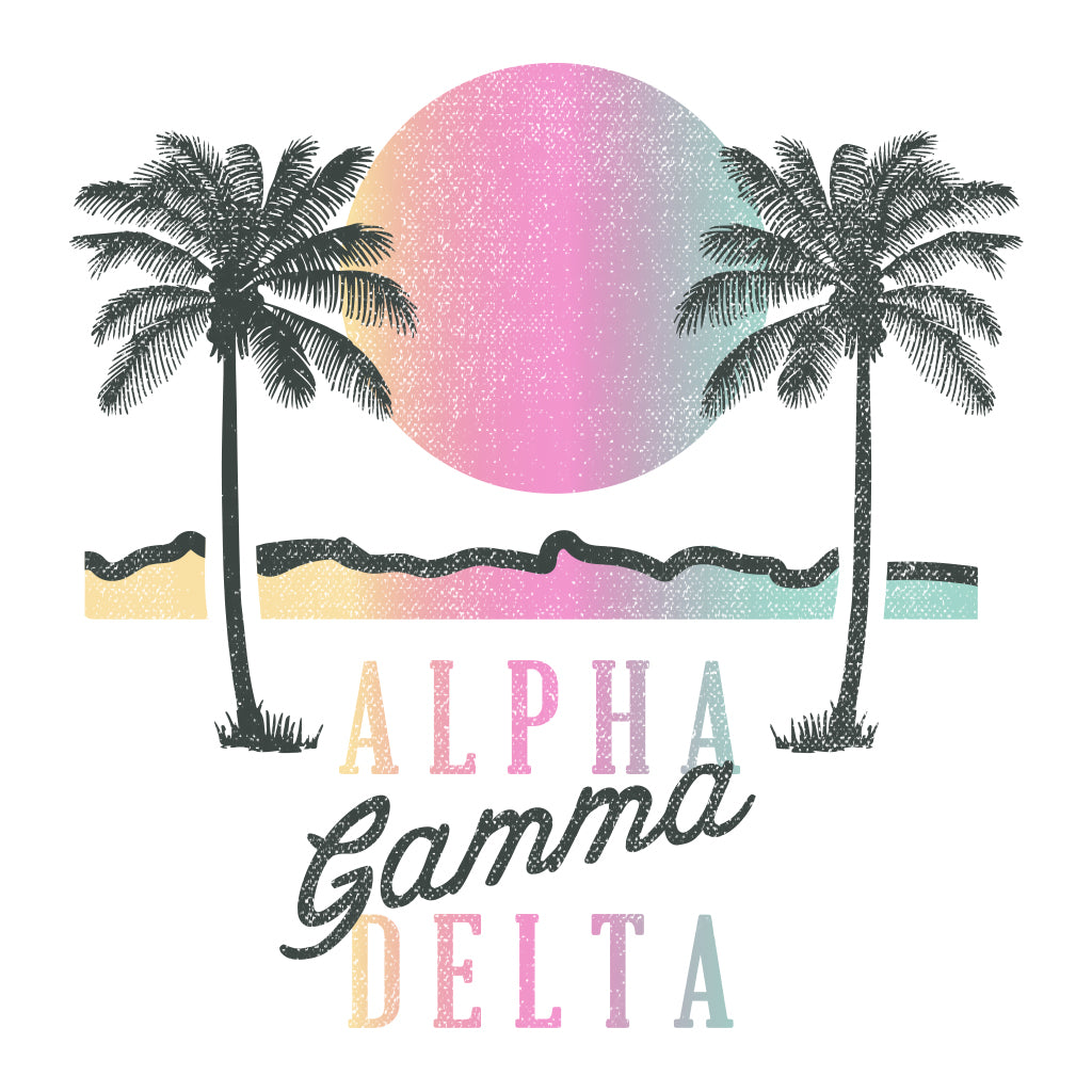 Alpha Gamma Delta Summer Vibes Design