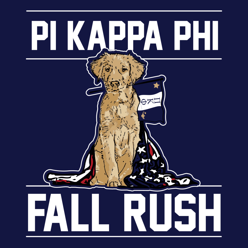 Pi Kappa Phi Fall Rush Puppy Design