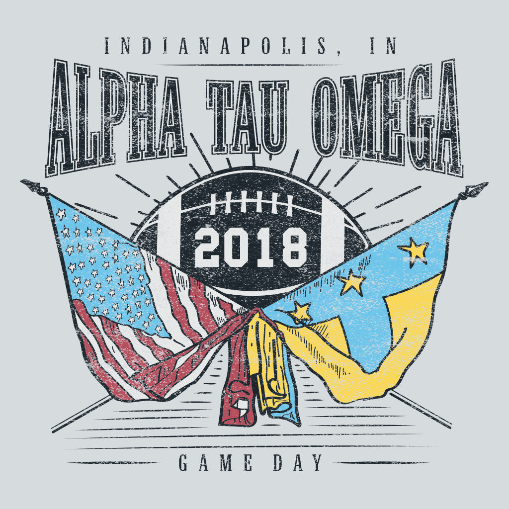 Alpha Tau Omega American Football Design