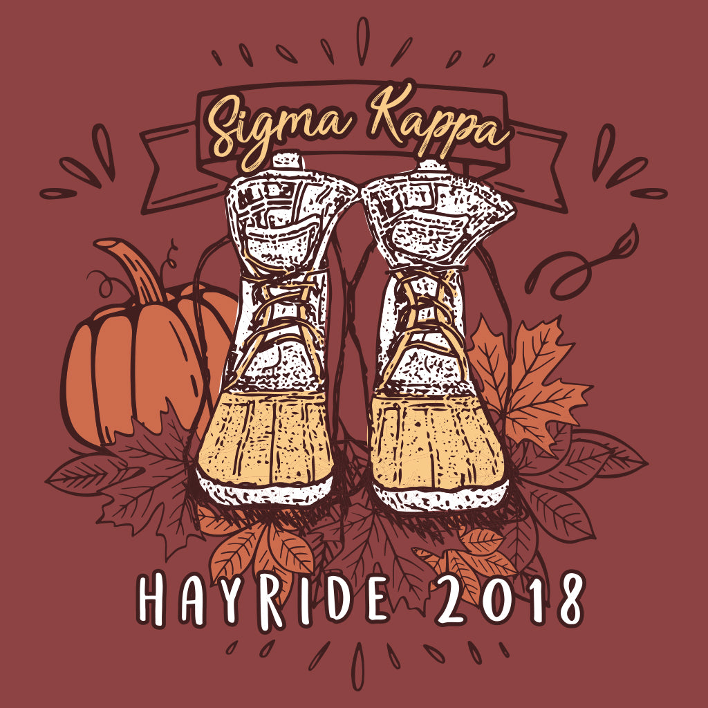 Sigma Kappa Hayride Fall Design