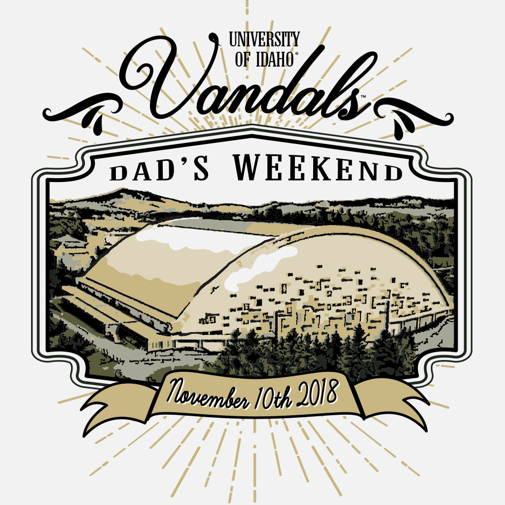 University of Idaho Vintage Dad's Weekend Design