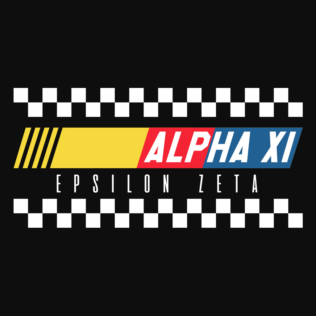 Alpha Xi Racer Vibes Design