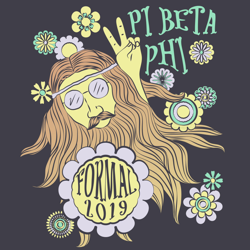 Pi Beta Phi Groovy Throwback Formal Design