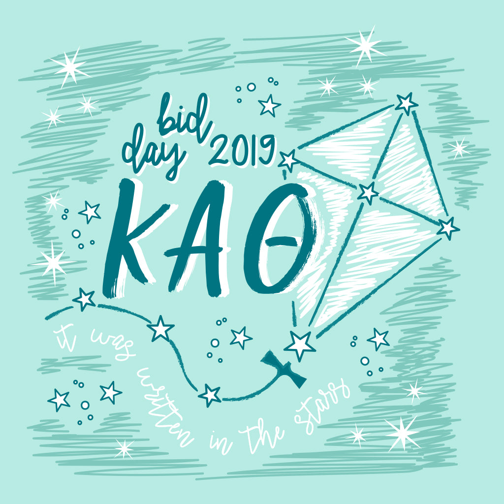 Kappa Alpha Theta It Was Written in the Stars Design