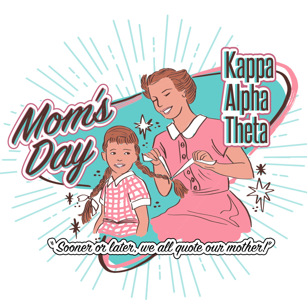 Kappa Alpha Theta Retro Mom's Day Design