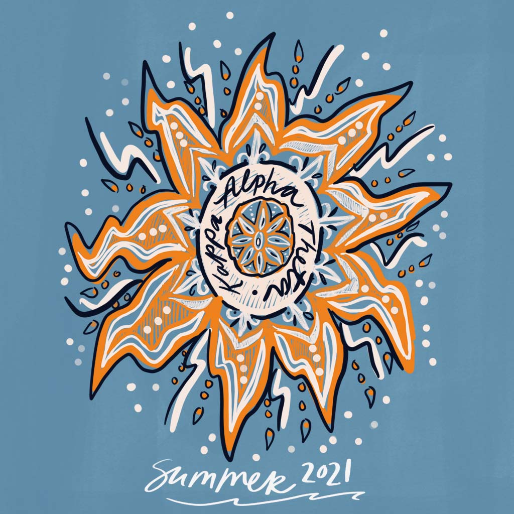 Kappa Alpha Theta Summer Sun PR Design