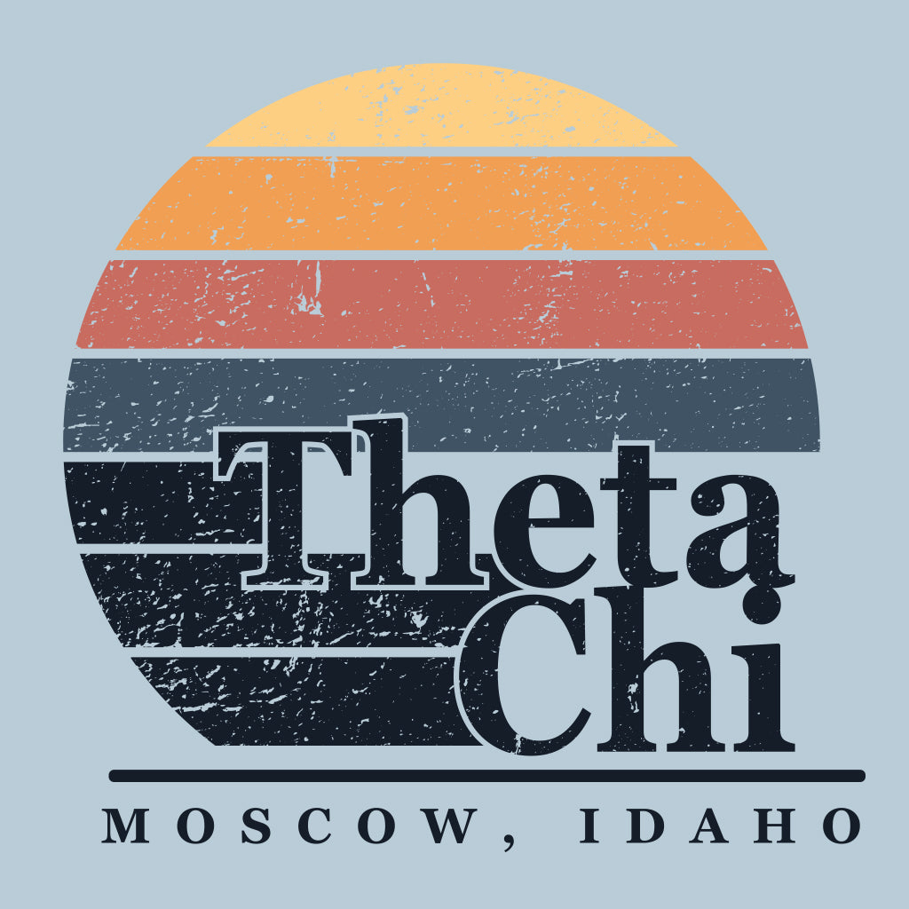 Theta Chi Retro Sunset & Surf Recruitment Design