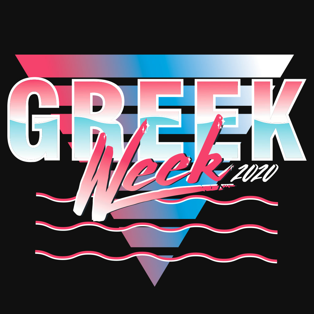 80's Vintage Greek Week Design