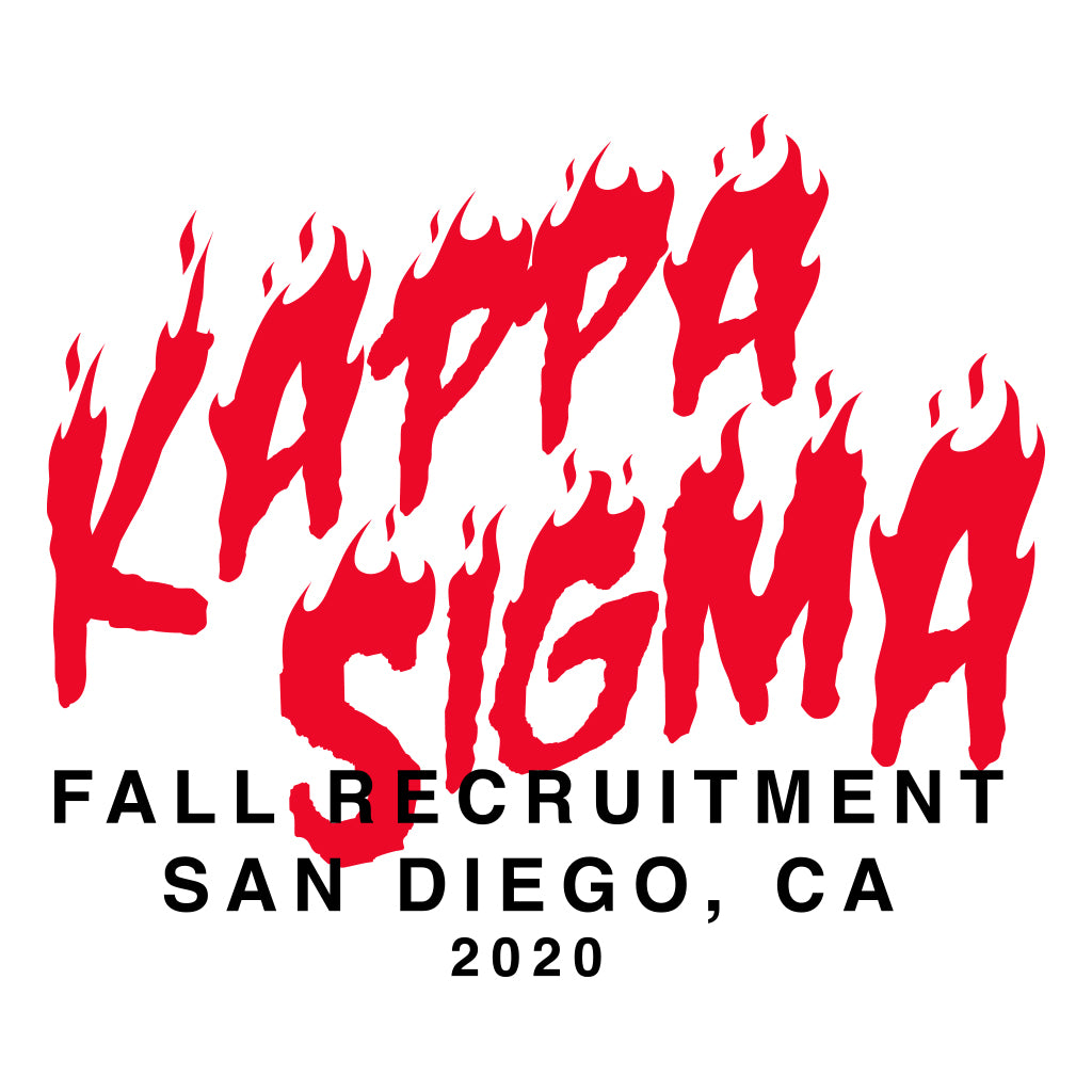 Kappa Sigma Flames Fall Recruitment Design