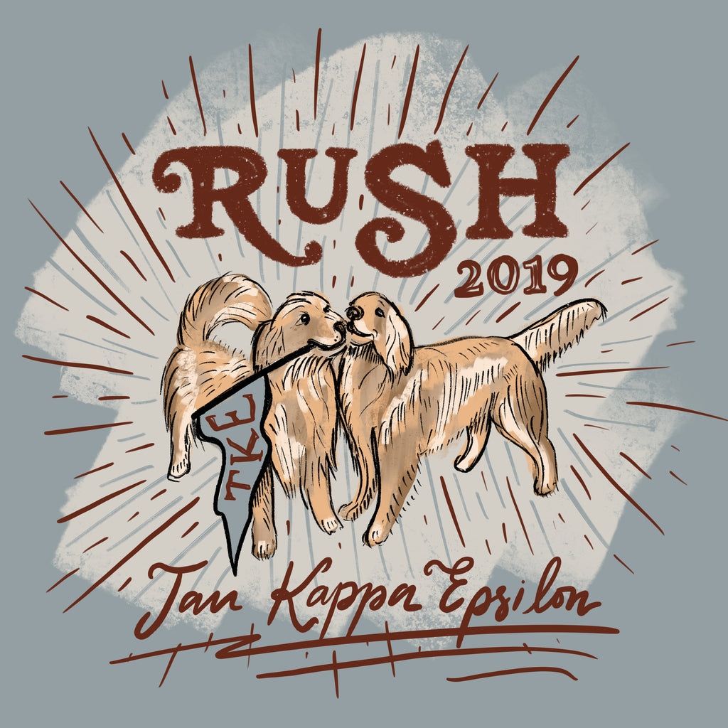 Tau Kappa Epsilon Recruitment Dogs Design